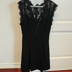 Elegant Black Lace Dress